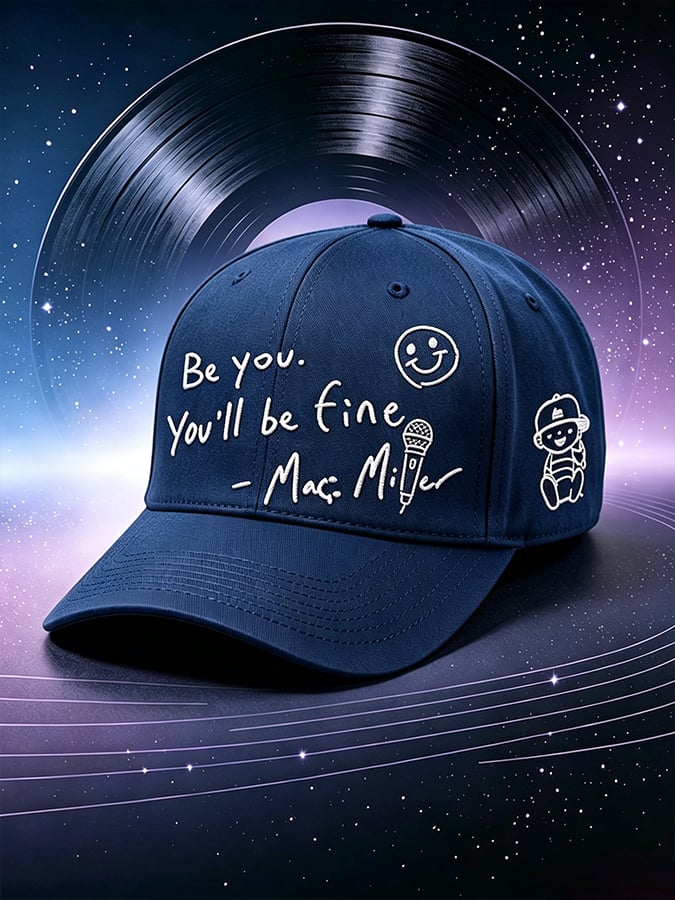 No Matter Where Life Takes Me Find Me With A Smile  Print Hat