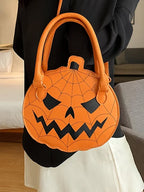 Trick-Or-Treat Leather Handlebag