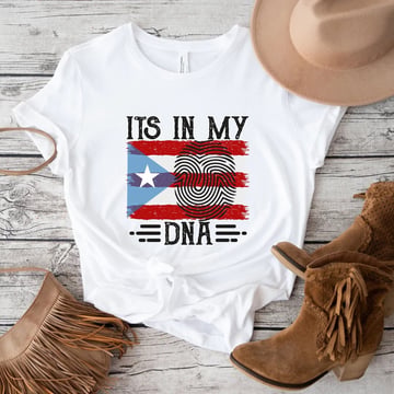 It's In My DNA Puerto Rico Pride Shirt