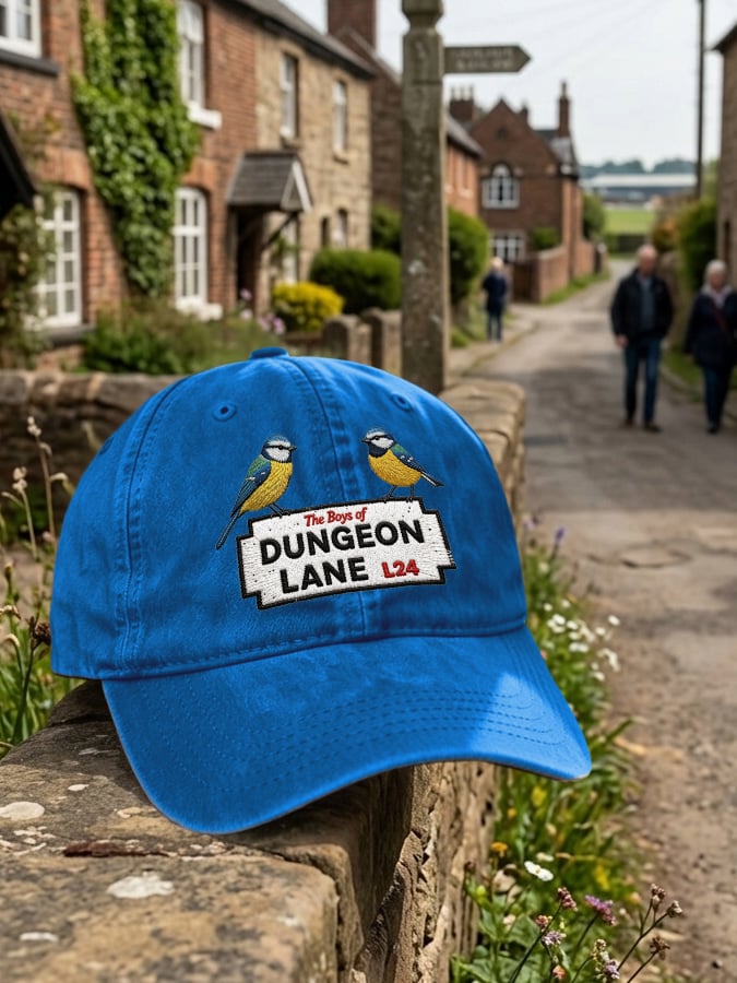 Retro Dungeon Lane Print Baseball Cap