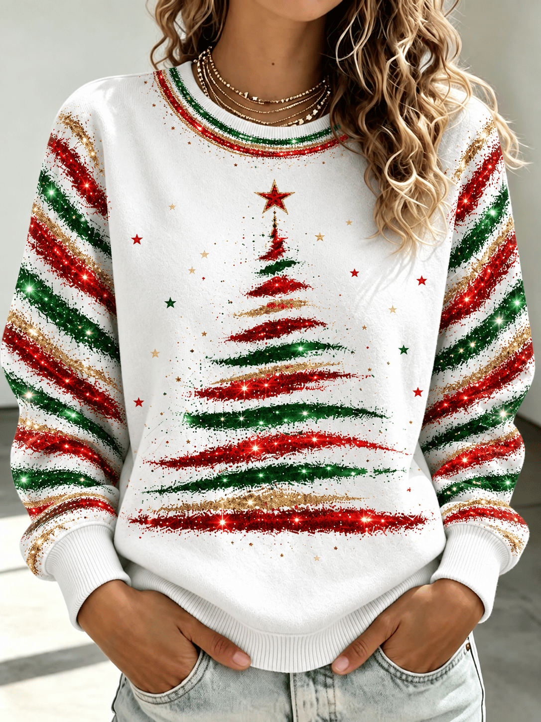 Women's Print Sweatshirt
