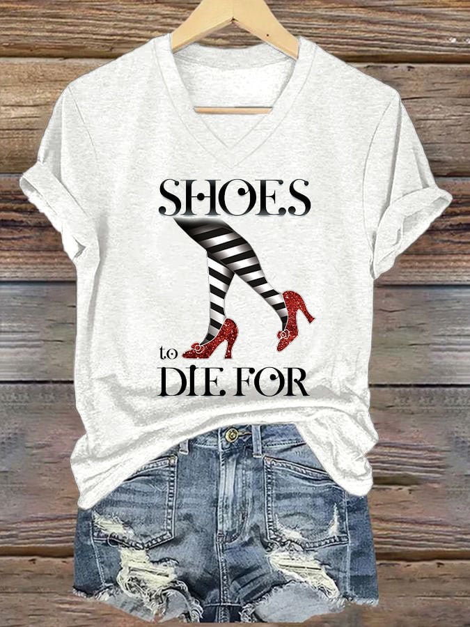 Women's Halloween Printed Casual T-Shirt