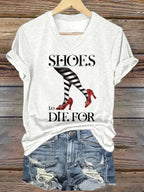 Women's Halloween Printed Casual T-Shirt