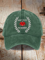 Retro Won’t You Be My Neighbor? Print Baseball Cap