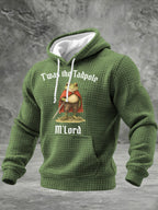 Frog Mom Dad Pregnancy Funny Couple round neck printed sweatshirt