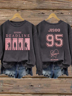 Women's Music Art Print Sweatshirt