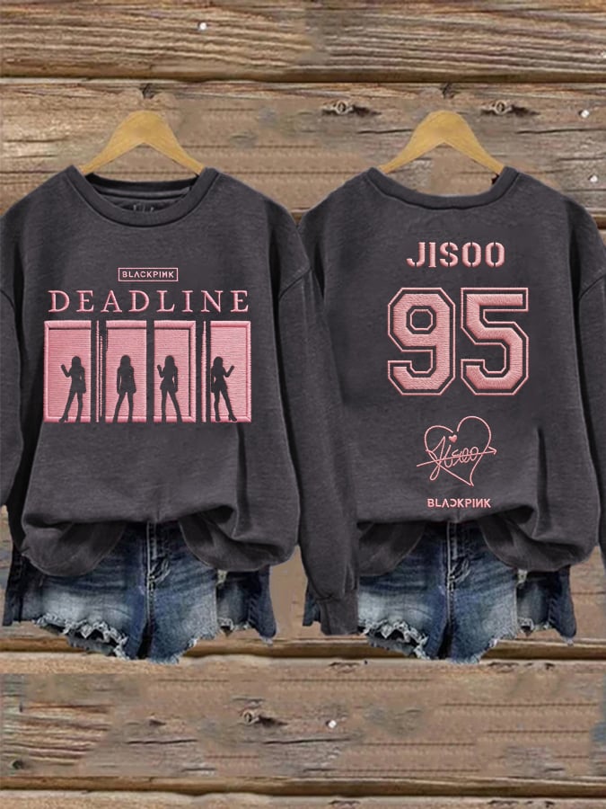 Women's Music Art Print Sweatshirt