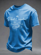 Men's In Loving Memory Actor Printed Casual T-shirt