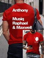 Men's  Neo Soul Printed Casual T-shirt