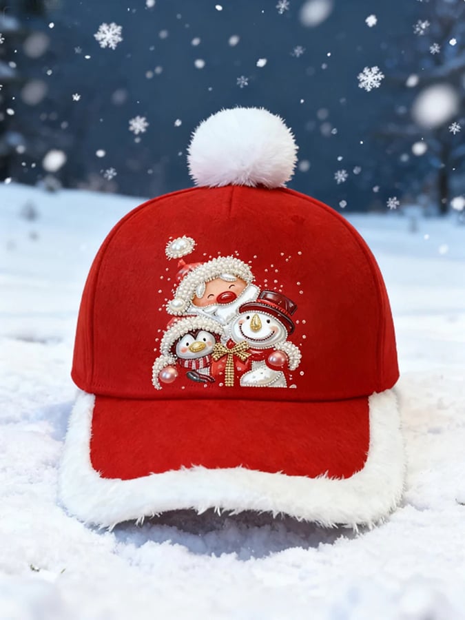 Unisex Christmas Print Baseball Cap