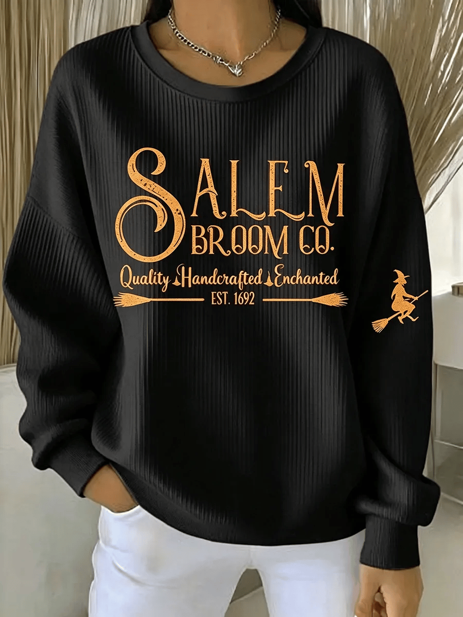 Women's Halloween Print Casual Sweatshirt