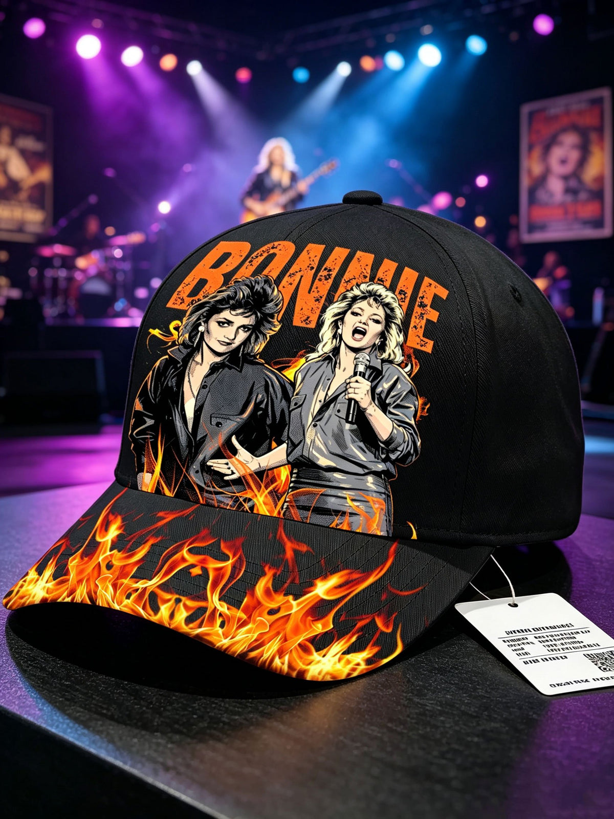 "Queen of '80s Power Ballad Rock" Graphic Baseball Cap
