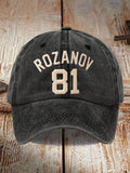 Stupid Canadian Wolf Bird Hockey Romance Printed Baseball Cap