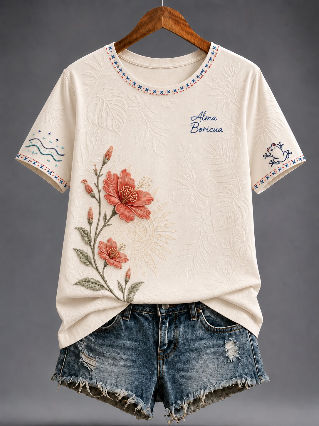 Women's Alma Boricua Printed T-shirt