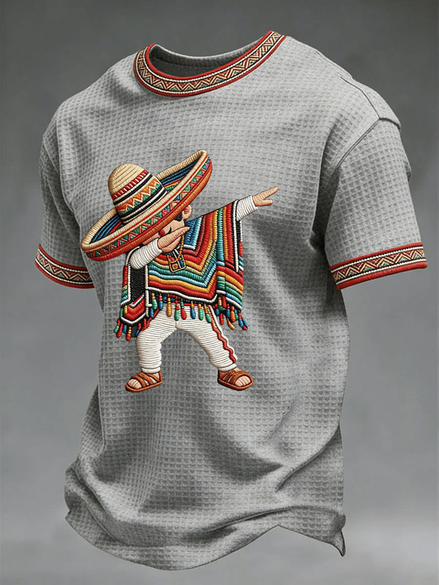 Men's Cinco De Mayo Print Short-Sleeve T-Shirt