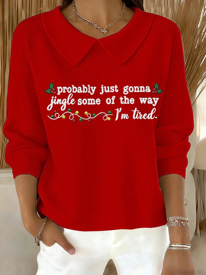 Women's Christmas Knitted Tops