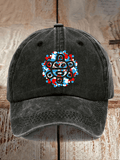 Puerto Rico Singer Benito Bowl Print Baseball Cap