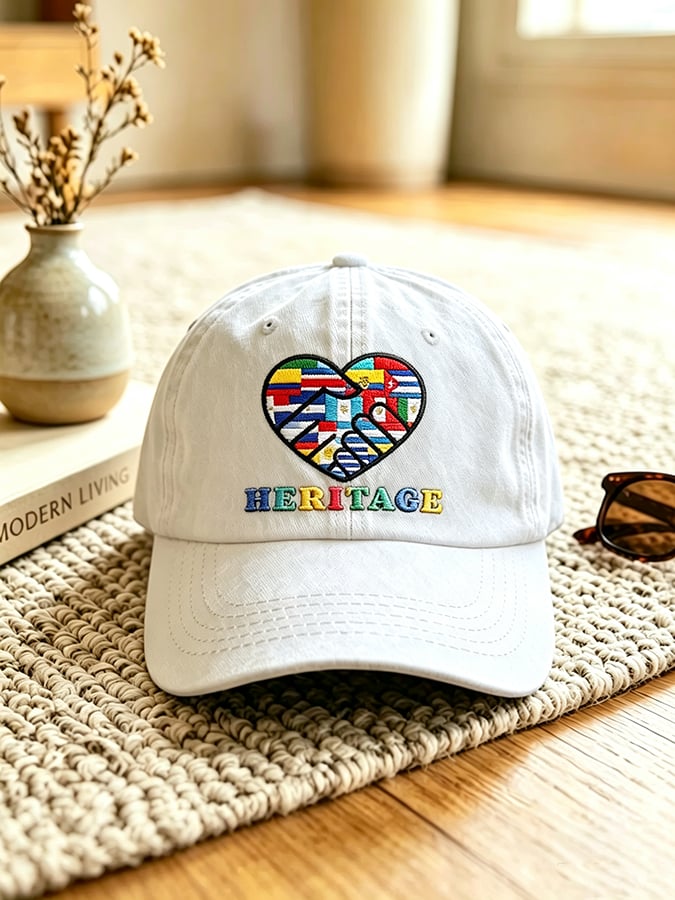 Unisex National Hispanic Heritage Month Print Baseball Cap