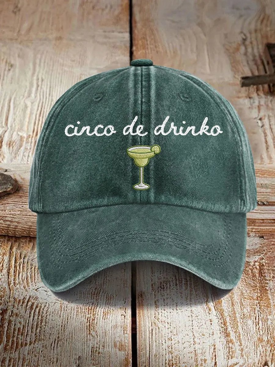 Unisex Casual Cinco De Mayo Printed Hat