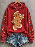 Women's Christmas Print Hoodie
