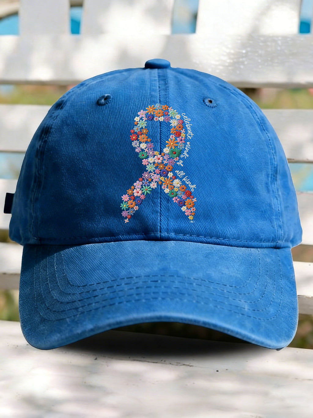 Celebrate Minds of All Kinds Autism Print Baseball Cap