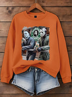 Horror Movies Halloween Art Printed Sweatshirt
