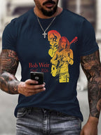 Men's Vintage Casual Commemorative Printed T-Shirt