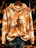 Women's Halloween Witch Comfortable Hooded Sweatshirt