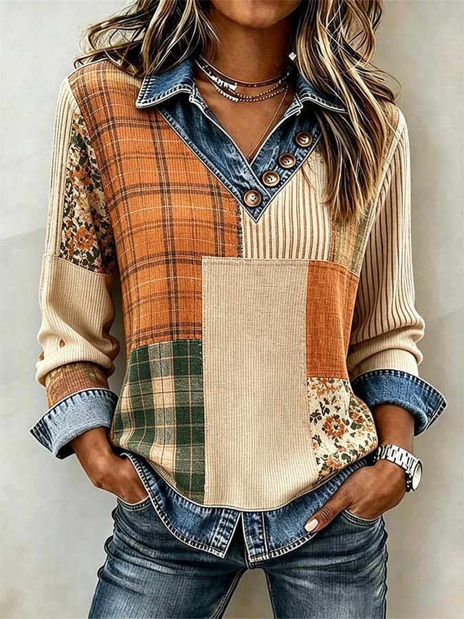 Women'S Casual Printed Top