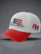 Unisex Puerto Rico Print Casual Hat