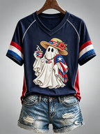 Women's Puerto Rico Halloween Graphic T-shirt