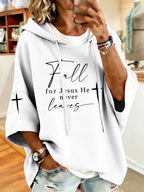 Women's God Is So Good Print Hooded Sweatshirt