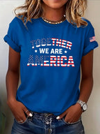 Women's TOGETHER WE ARE AMERICA Print T-Shirt