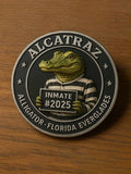 Unisex Alligator Alcatraz Brooch