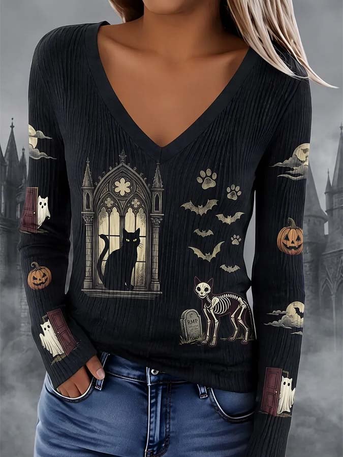 Women'S Casual Printed Top