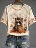 Women's Autumn Printed Casual Top