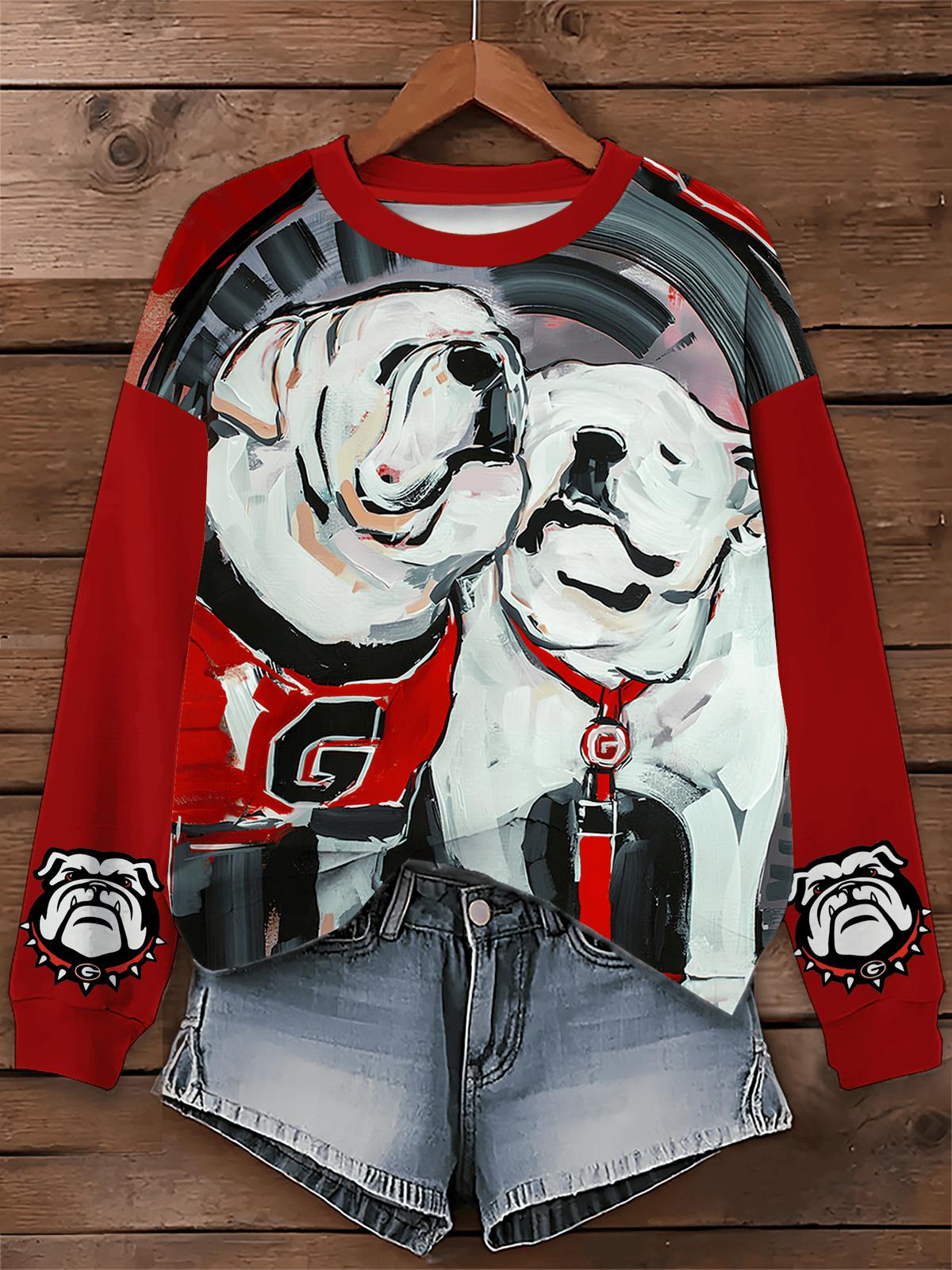 Bulldogs Football Printed Sweatshirt