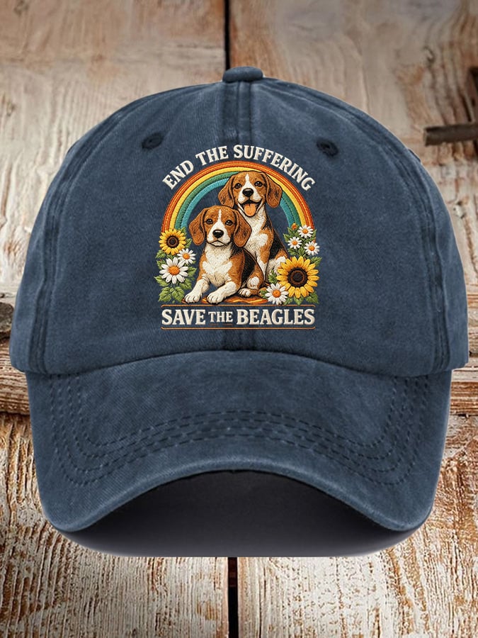 Unisex End The Suffering Save The Beagles Printed Hat