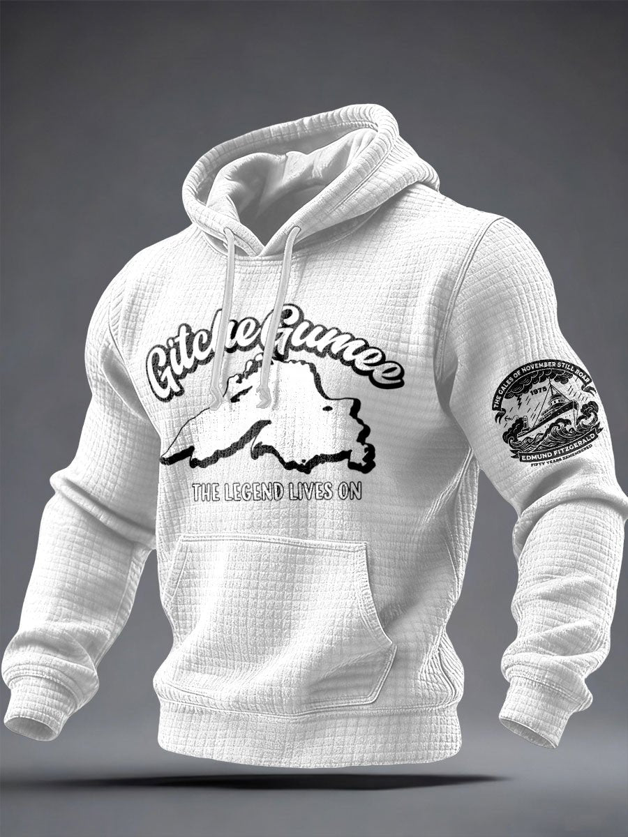Men's Edmund Fitzgerald Legend Printed Hoodie