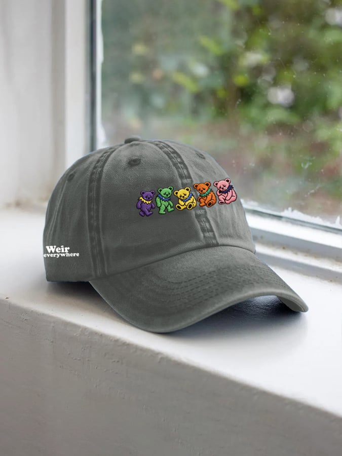 Unisex Vintage Rock Tribute Printed Casual Hat