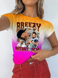 Women's Breezy Bowl XX Casual Short Sleeve T-Shirt