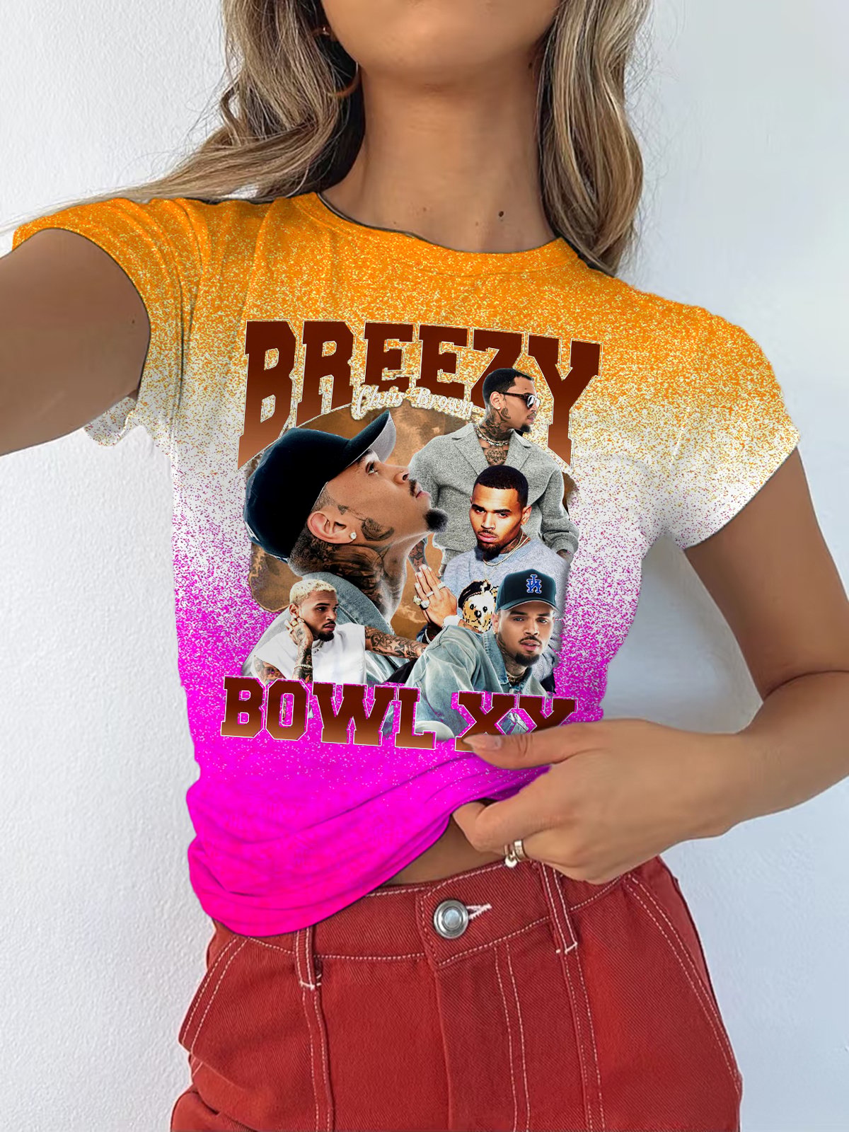Women's Breezy Bowl XX Casual Short Sleeve T-Shirt