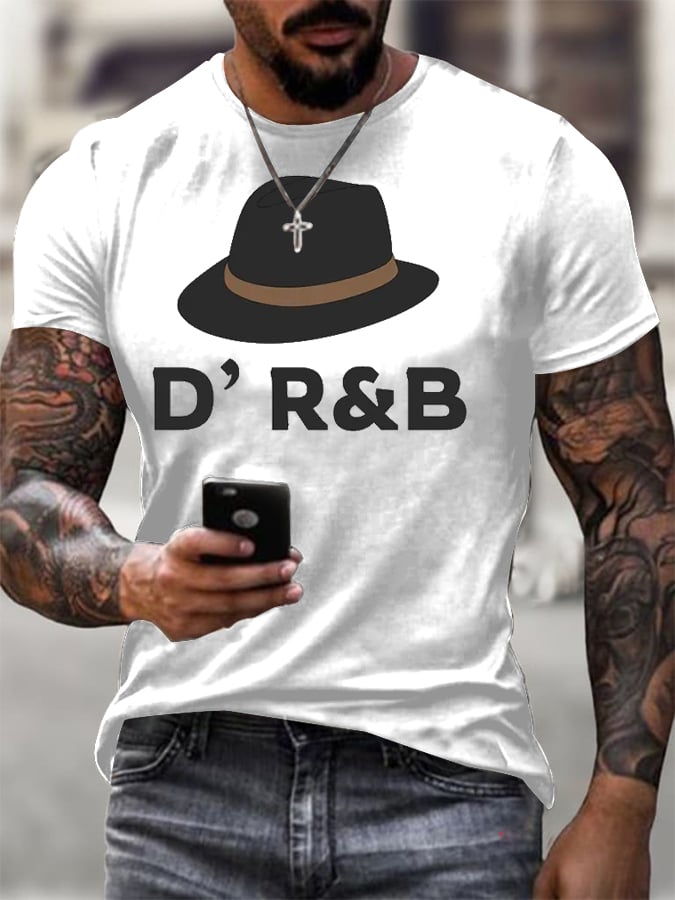 Men's  Neo Soul Printed Casual T-shirt