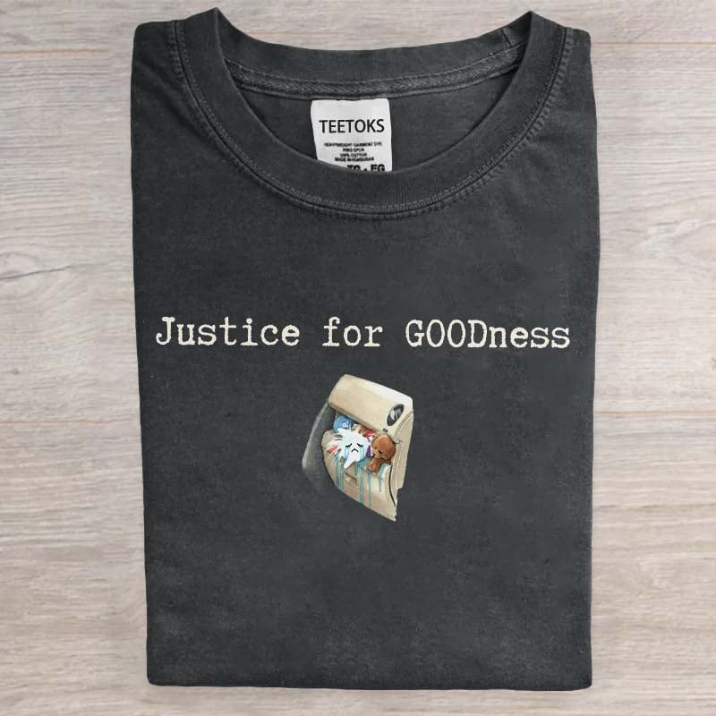 Women's Justice Light Round Neck Printed Casual T-shirt
