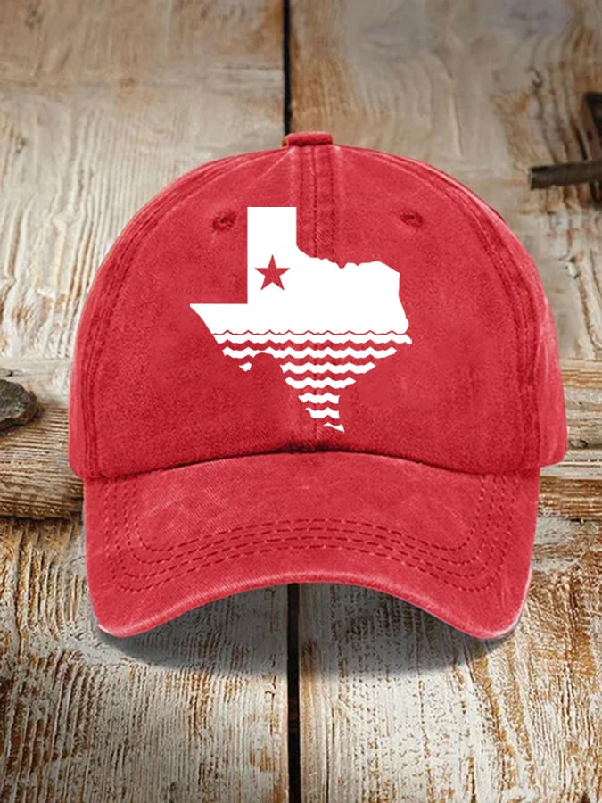 Unisex Texas Flood Print Hat