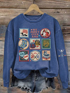 Women's Printed Sweatshirt