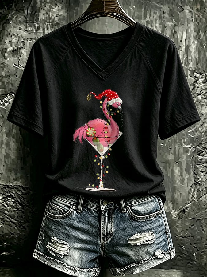 Women's Casual Printed Short-Sleeve T-Shirt