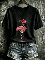 Women's Casual Printed Short-Sleeve T-Shirt