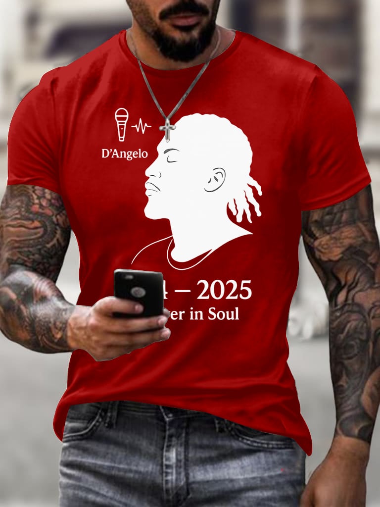 Men's  Neo Soul Printed Casual T-shirt