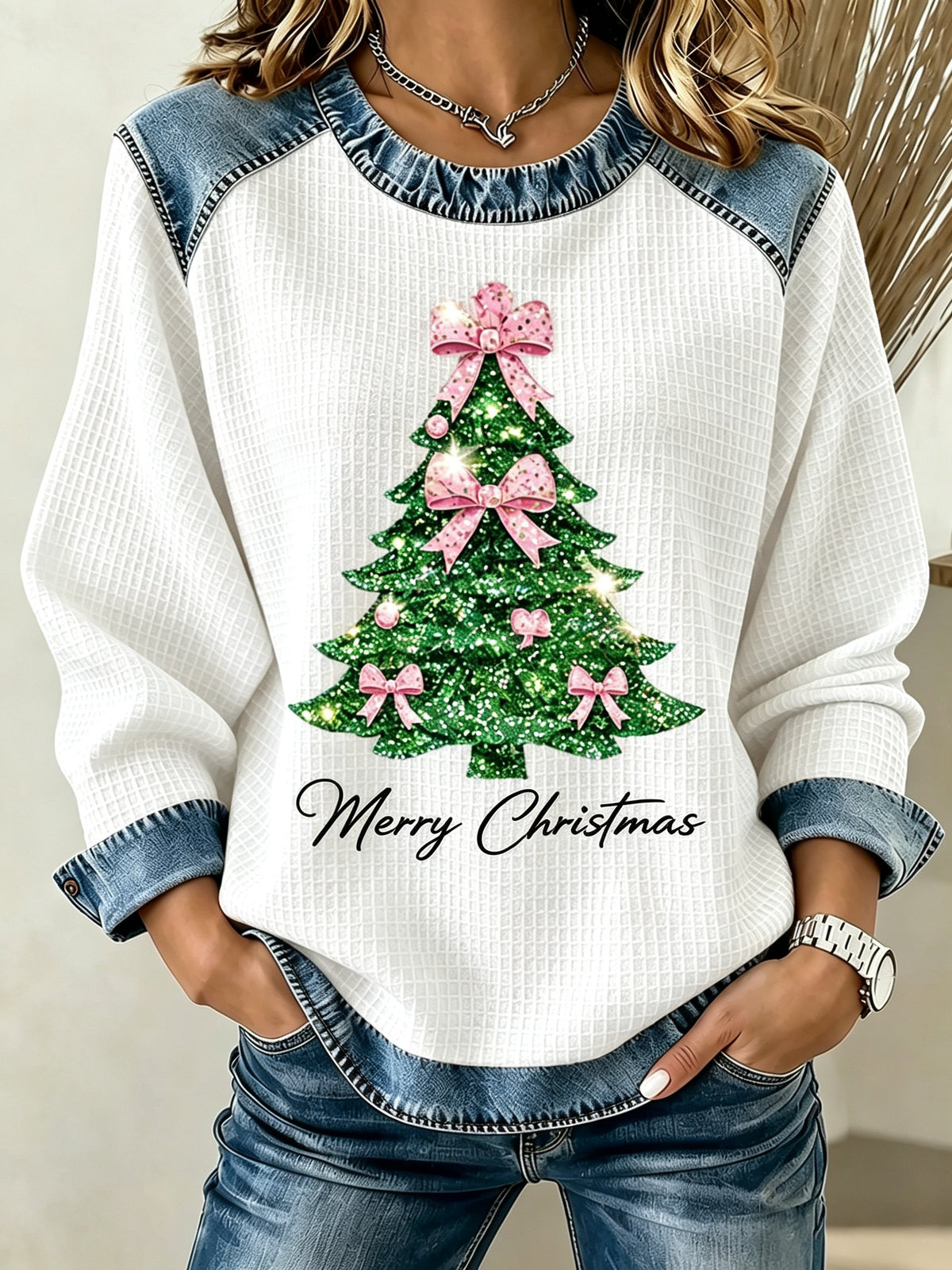 Women's Christmas Print Sweatshirt